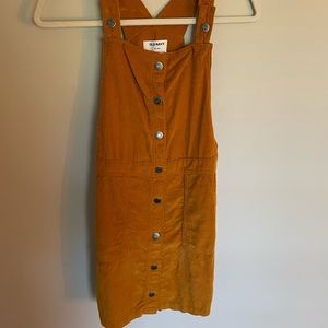Old navy button up overall-dress